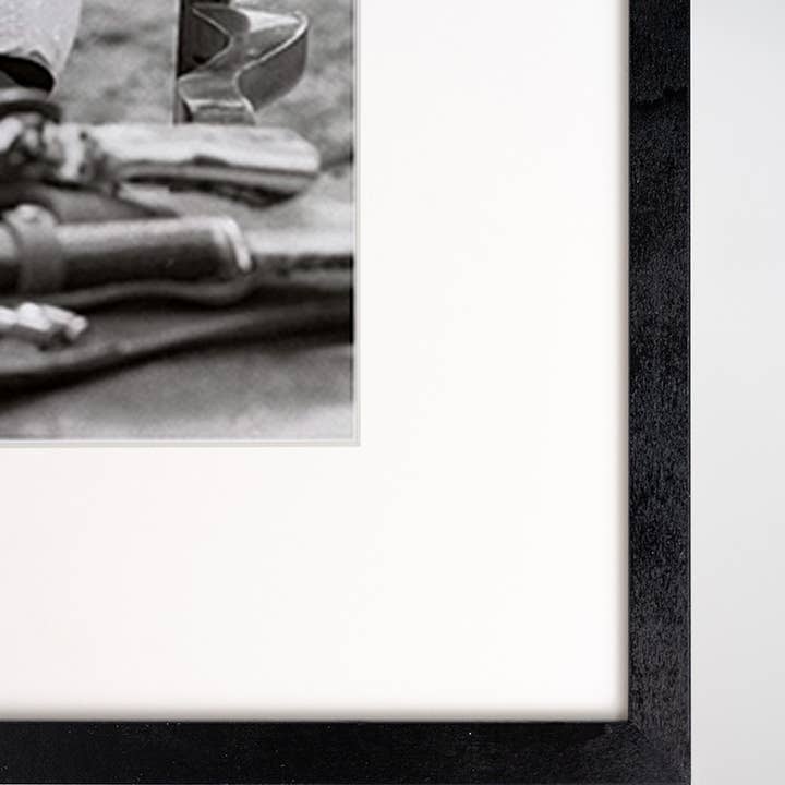 Black Brigitte Bardot on Set. Wall art print with frame. for wholesale on Faire15