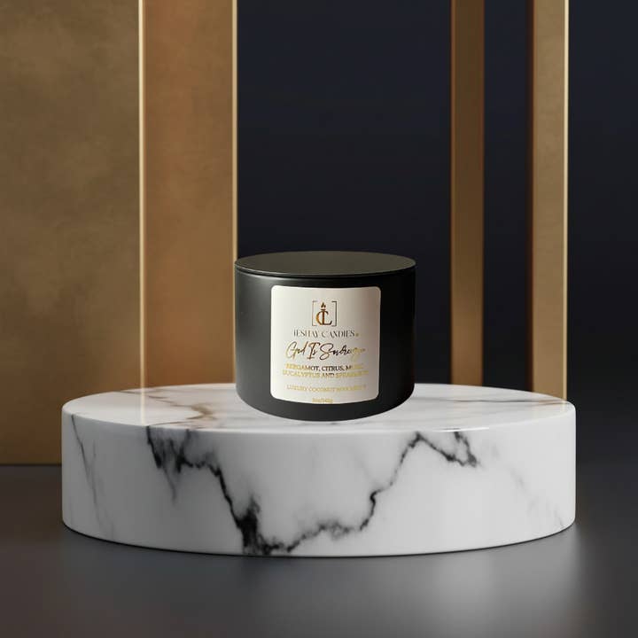 GOD IS SOVEREIGN LUXURY WAX MELTS for wholesale by Leshay Candles, LLC