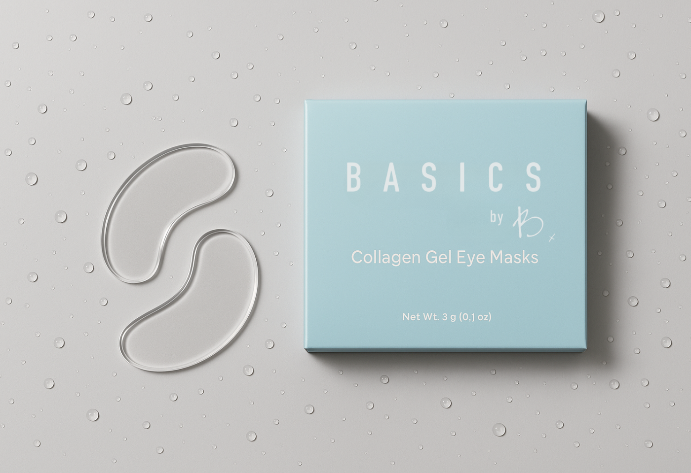 Basics By B – wholesale Eye treatment mask – Collagen Gel Eye Masks – Hydrating, Anti-Puffiness Under Eye Treatment (10 Pairs)2