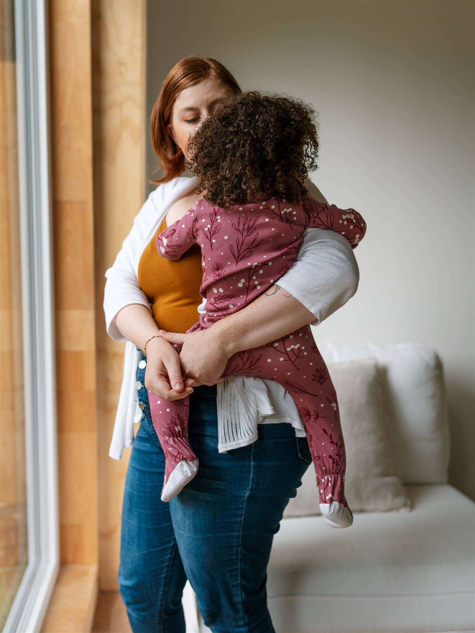 ZippyJamz - Wholesale Jumpsuit - Baby - Berry Bliss - Organic Cotton1