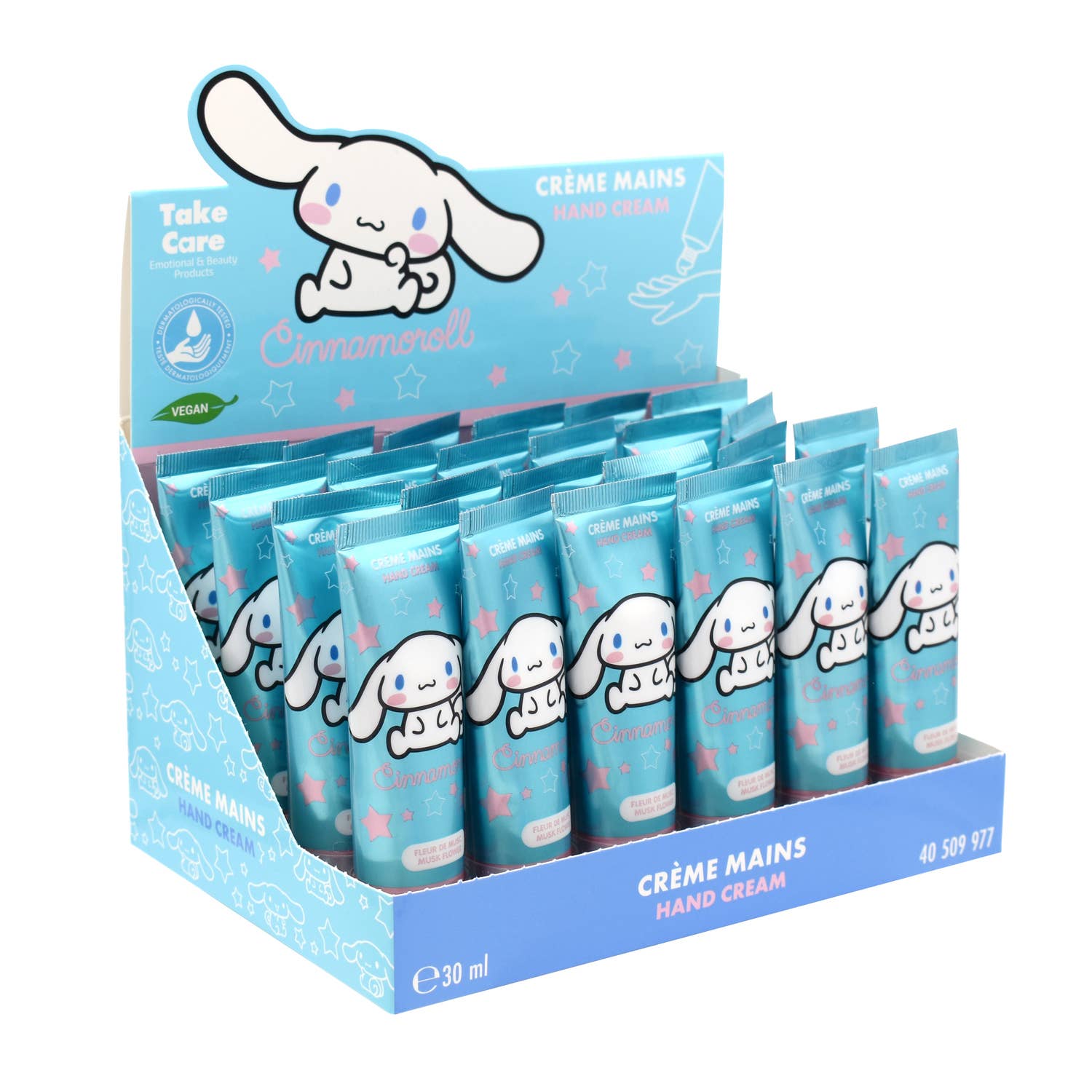 Takecare – wholesale Handkräm – Cinnamoroll fuktgivande handkräm med jordgubbdoft, vegansk, för barn och junior, 30 ml, Take Care0