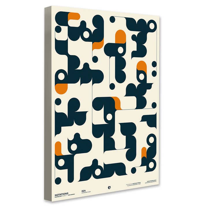 BLUE SHAKER - Wholesale Art Print - Vratislav Pecka - Notations1