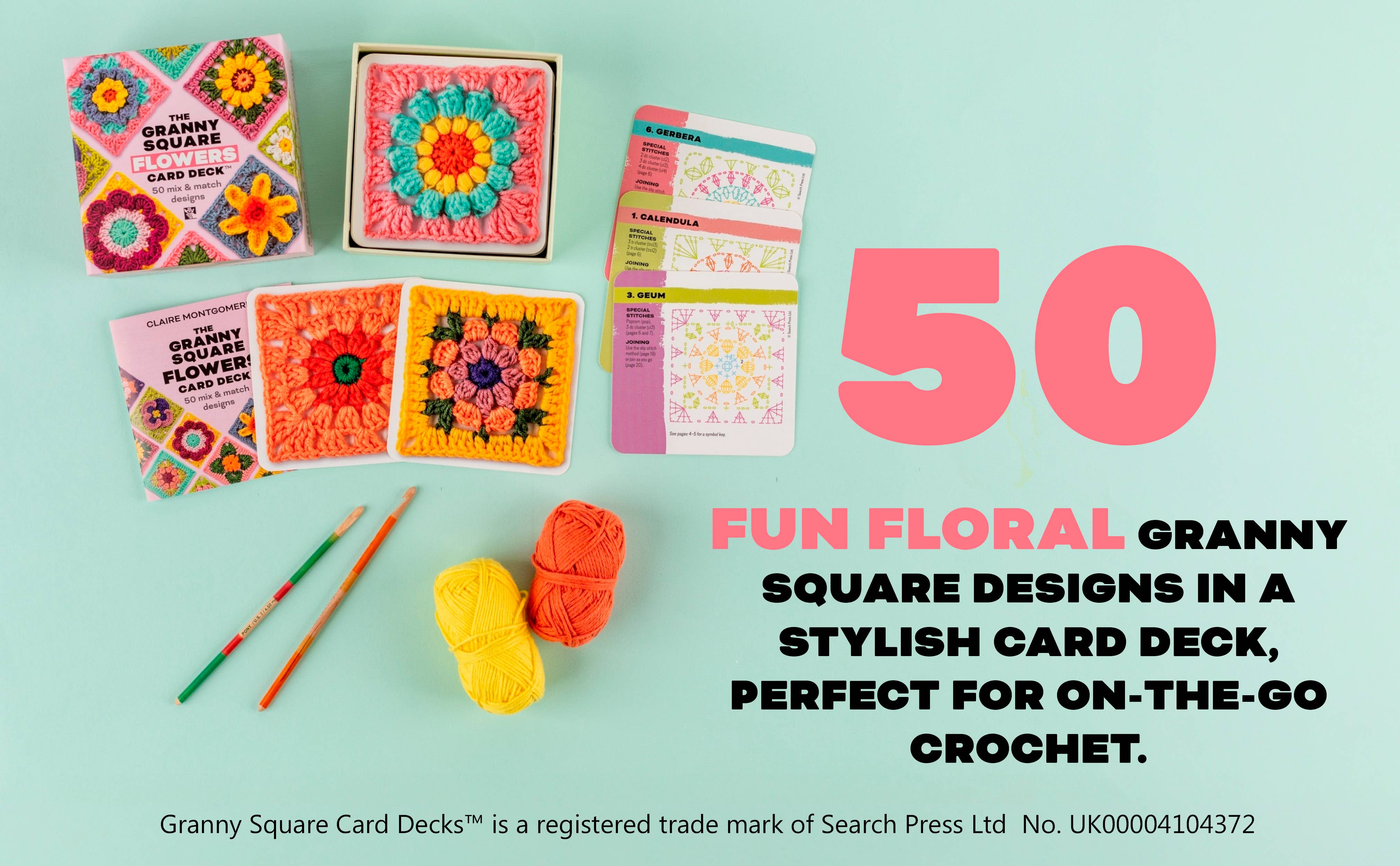 Penguin Random House LLC - Wholesale DIY Craft Kit - Granny Sq Flowers Card Deck3