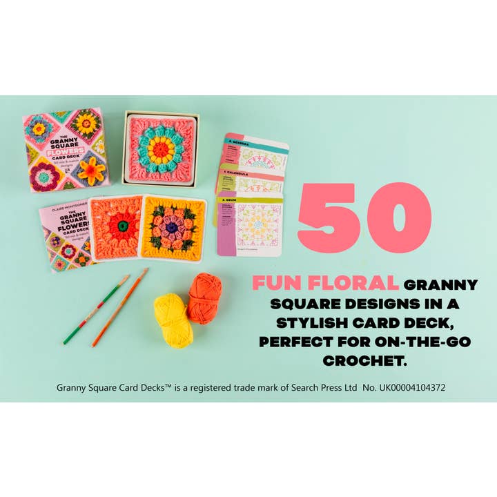 Penguin Random House LLC - Wholesale DIY Craft Kit - Granny Sq Flowers Card Deck3