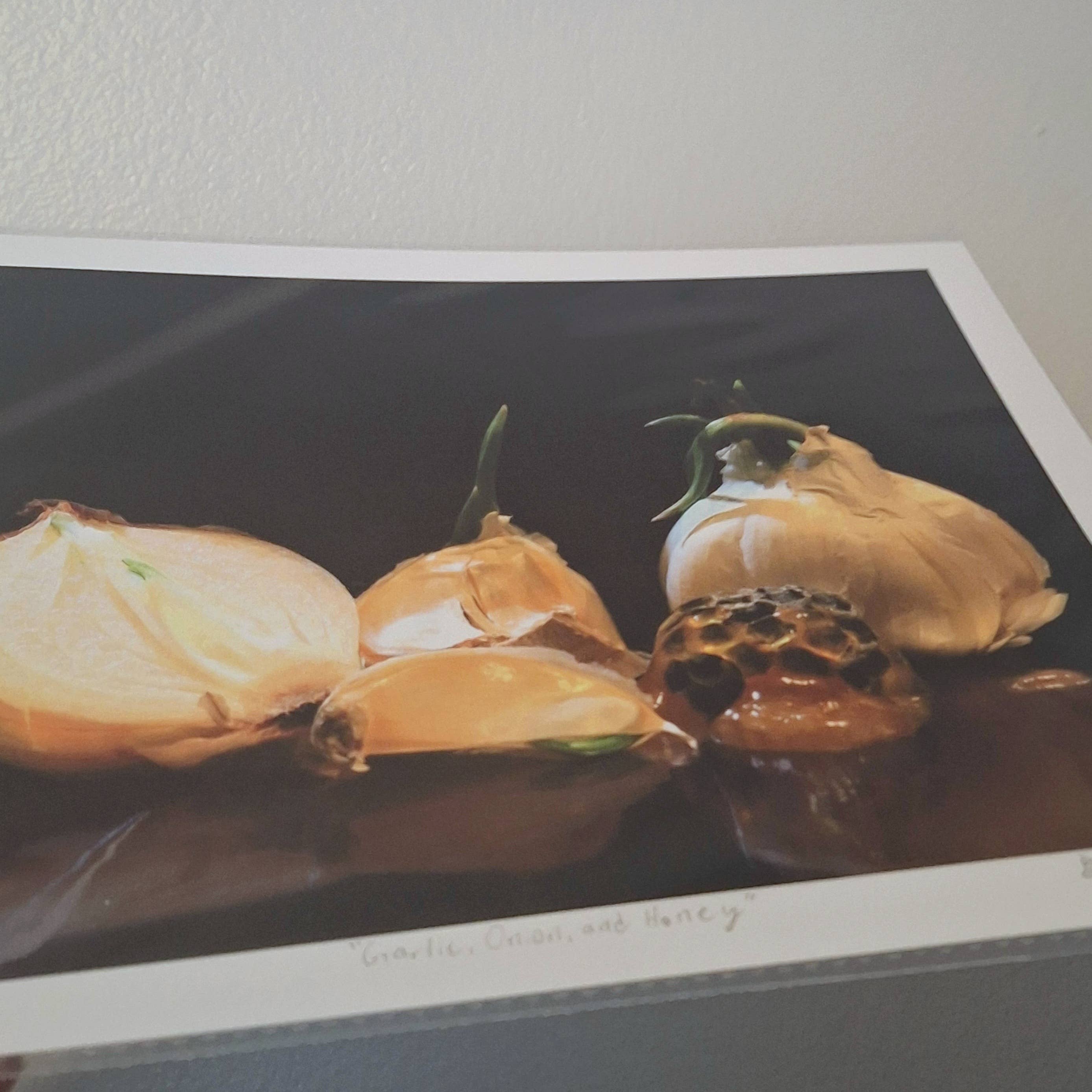 Gen Aumonier Art - Wholesale Photograph - Garlic, Onion, & Honey 8"x10" Signed Photography Art Print6