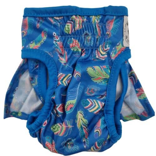Hello Coucou – wholesale Pet nappy – Dog – Feathers Galore - Female Nappy DIAPER DOG CAT