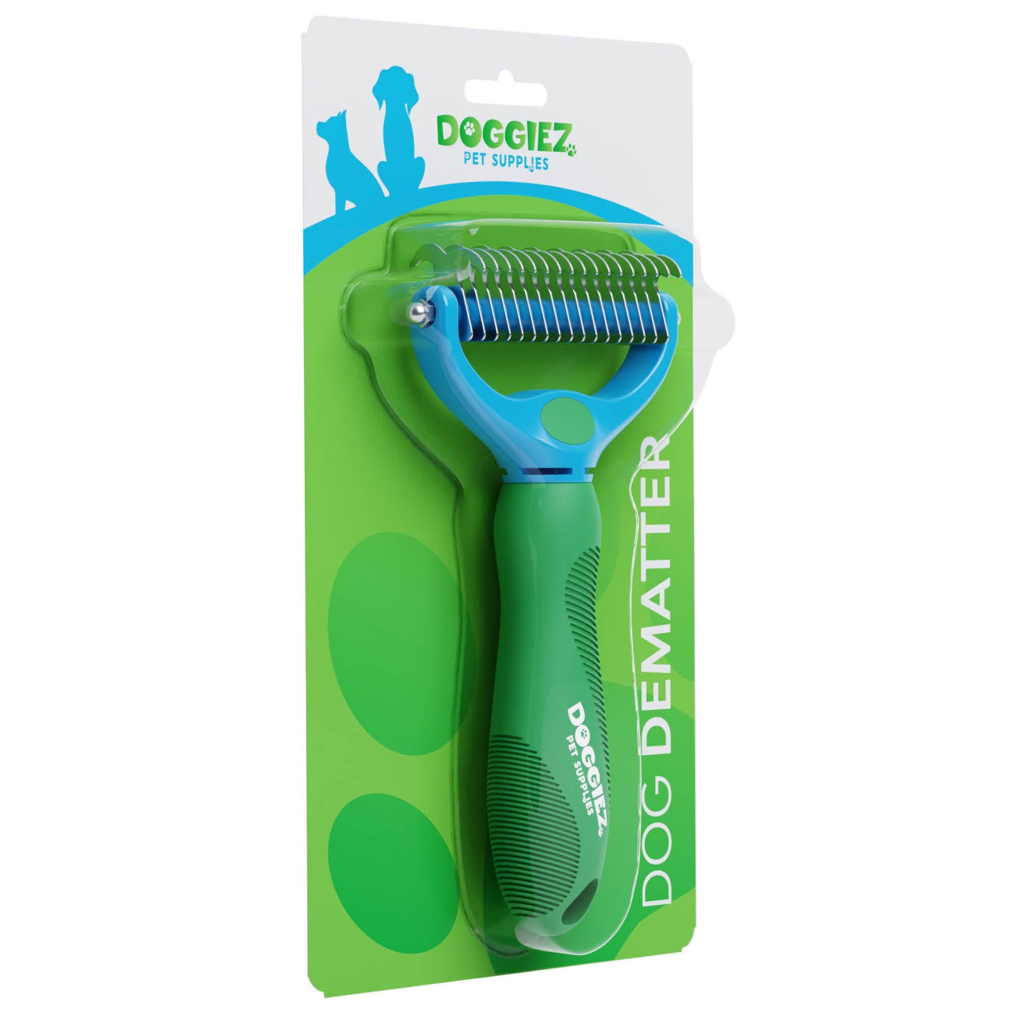 Doggiez Pet Supplies – wholesale Pet brush – Cat/dog – Double Sided Undercoat Rake Comb & Detangler6