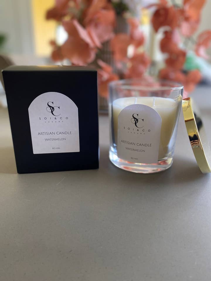 THE ARTISIAN CANDLE for wholesale by SOI & CO LUXURY
