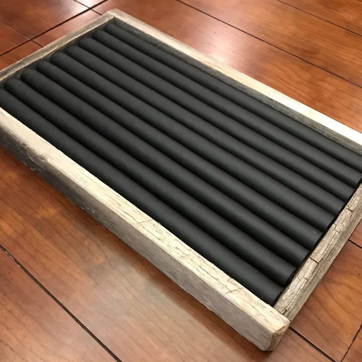 Gifted Shop Works, LLC - Wholesale Jewelry Stand & Display - Ring Display Tray In Cedar Or Weathered Wood With Insert5