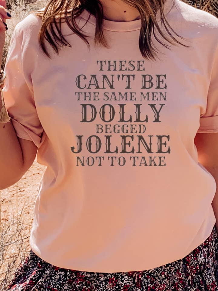 These Can't Be the Same Men Dolly Begged Jolene Not To Take and other Purchase Wholesale jolene. Free Returns & Net 60 Terms on Faire trending on Faire.