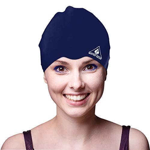 Water Gear - Wholesale Swim Cap - Unisex - Water Gear Silicone Adult Swim Cap1