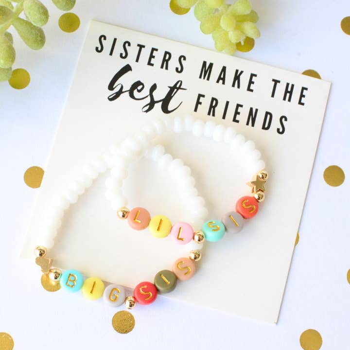 Sisters Bracelet Set - Matching Jewelry, Motherhood Gift and other Purchase Wholesale two sisters. Free Returns & Net 60 Terms on Faire trending on Faire.