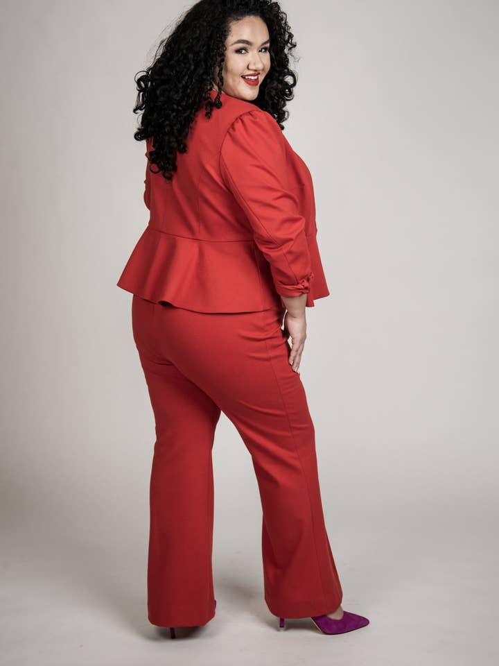 Carter 70’s Flared Trouser for wholesale by Mayes NYC