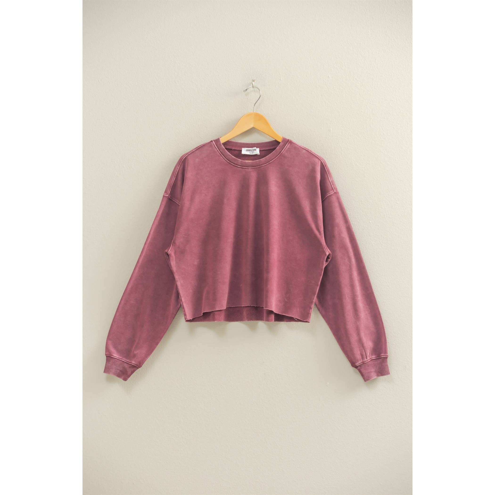 HYFVE - Wholesale Sweatshirt - Women's - Cropped Crewneck Sweatshirt With Oversized Sleeves9