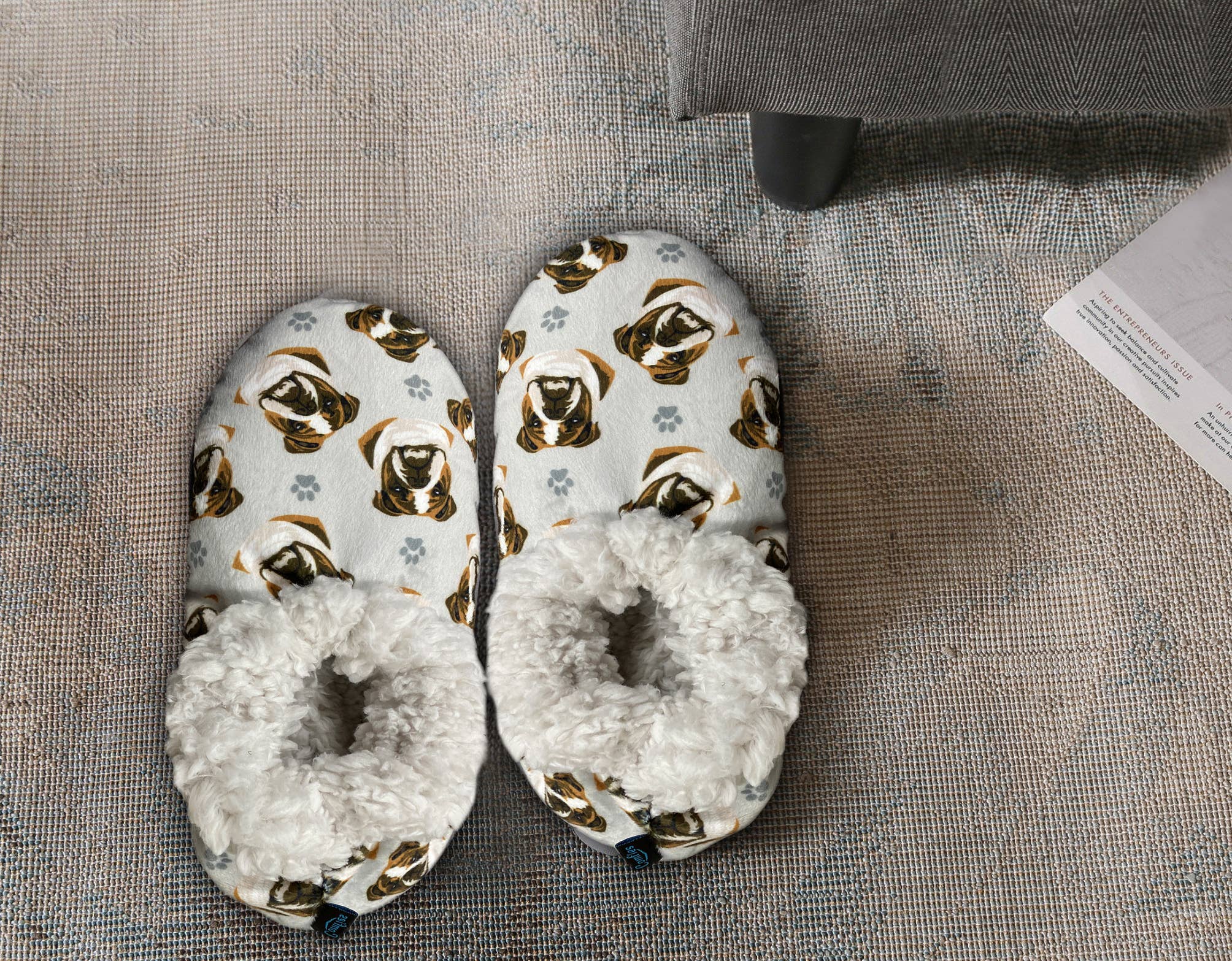 E&S Pets - Vente Chaussons – femme - Chaussons Bulldog1