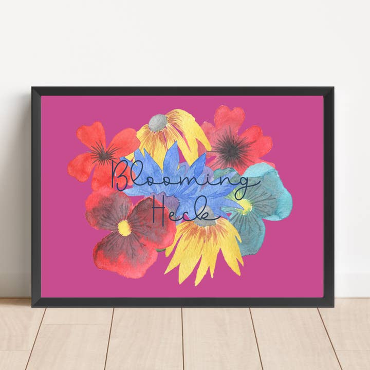 Blumendruck „Blooming Heck“ - Wandkunst - Galeriewand für den Großhandel von Plum Tree Prints