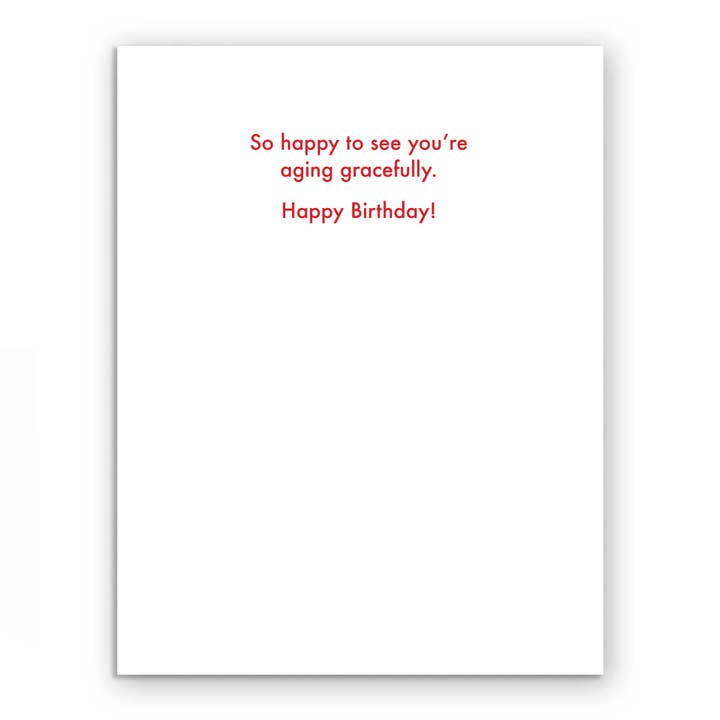 The Mincing Mockingbird - Wholesale Birthday Card - Aging Gracefully Doll Birthday Card