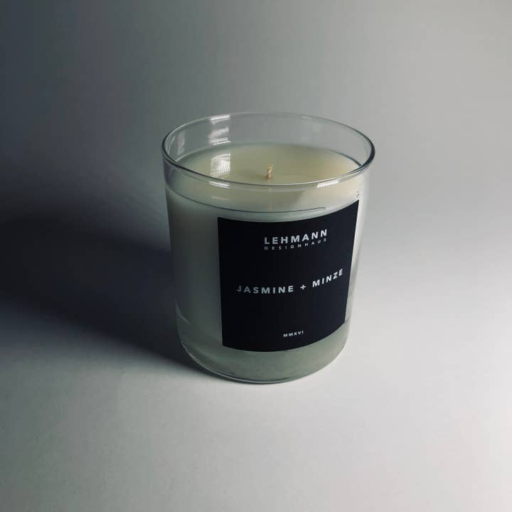 Jasmine Minze Signature Candle for wholesale by LEHMANN DESIGN HAUS