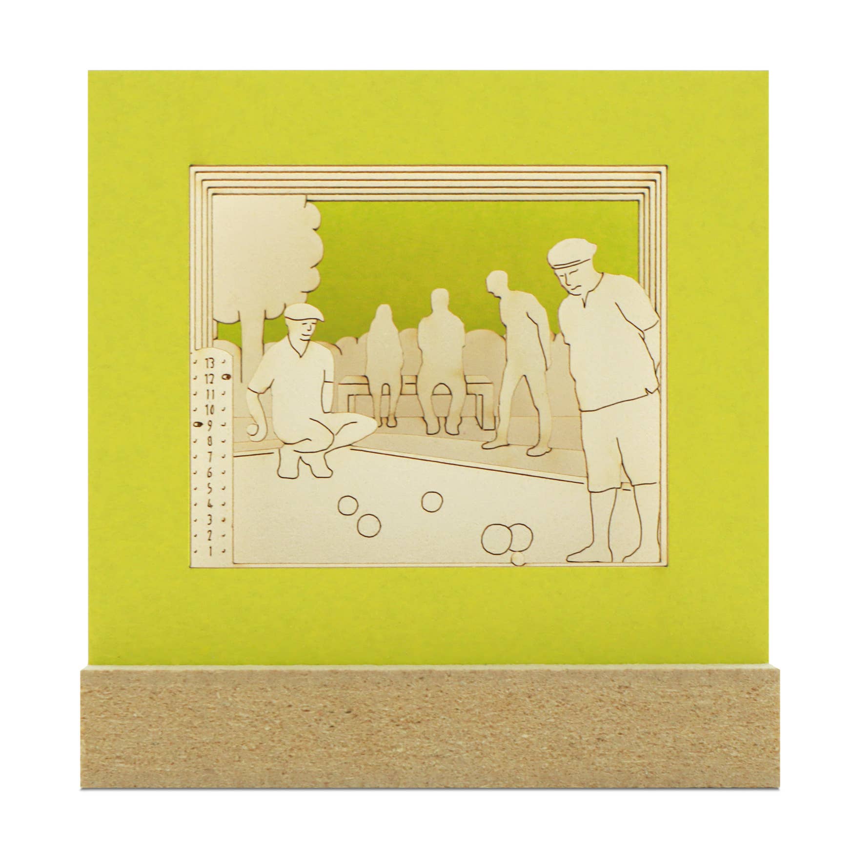 SILHOUBOX - Wholesale DIY Craft Kit - Boule & Pétanque Silhoubox M — gift item4