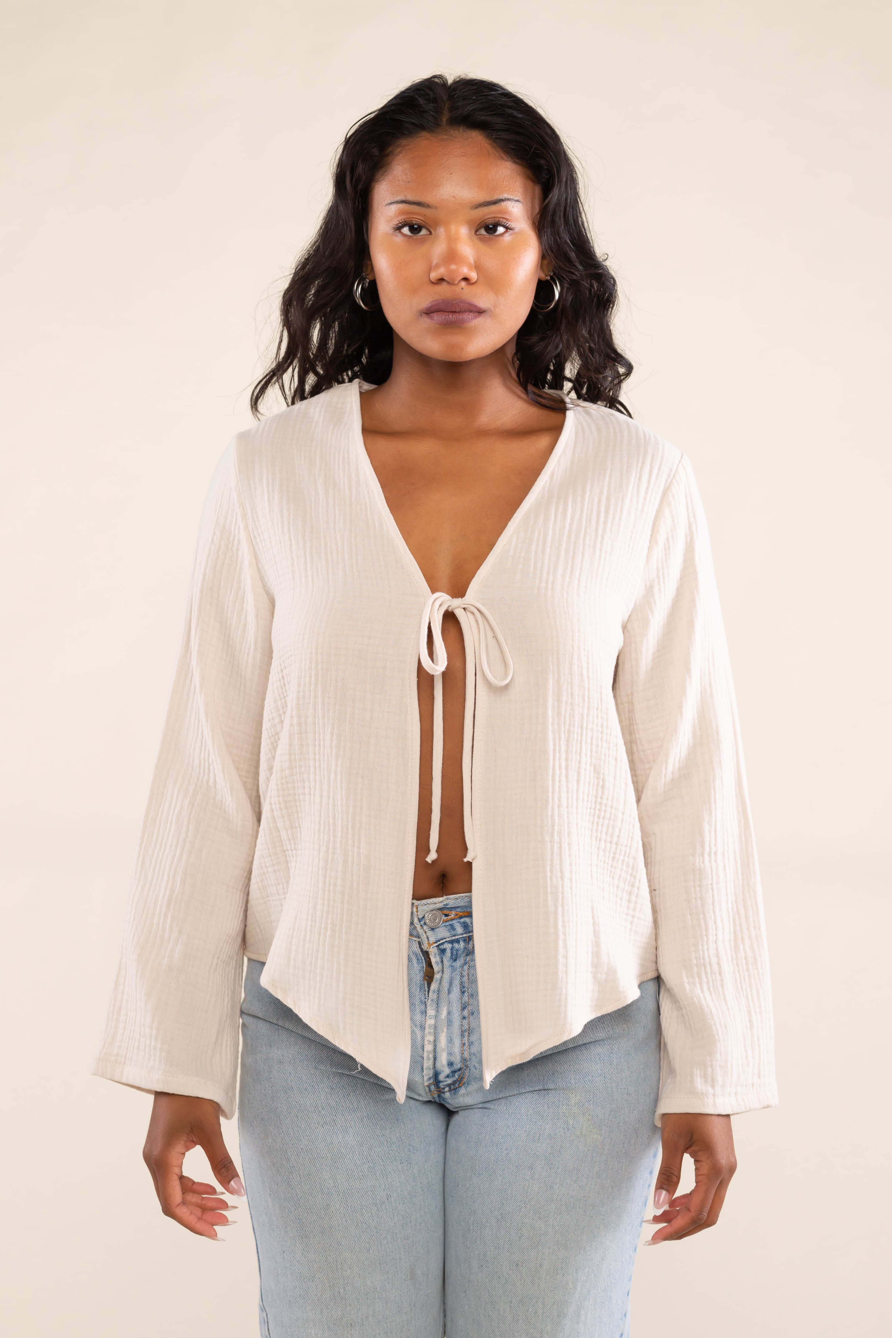 NLT - Wholesale Blouse - Dames - Melrose blouse met strik2