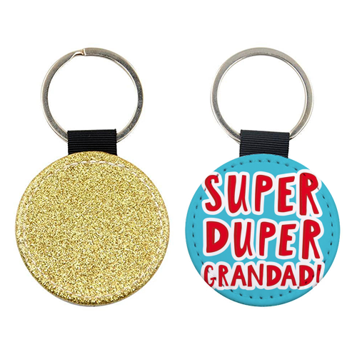 ART WOW - Wholesale Keychain - Unisex - Keyrings 'Super Duper Grandad'0