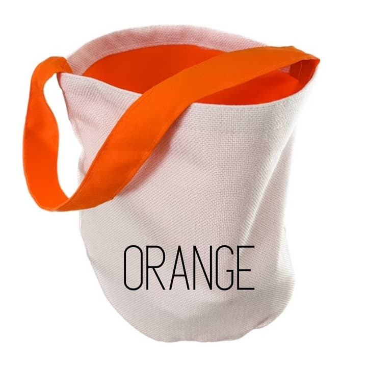 Sublimation Kings of Florida - Wholesale Tote Bag - Kids - Sublimation Easter Basket | Colored | Canvas Bucket or Tote4