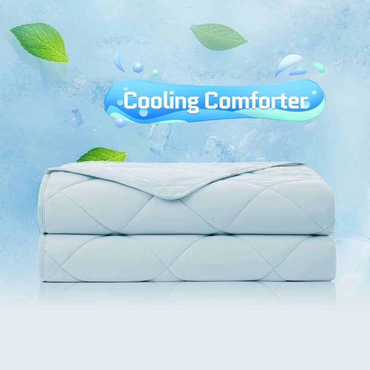 DreamValley - Wholesale Bedding Blanket - CB Cooling Comforter Dual-Sided, Ultra-Soft, 50"x70"1