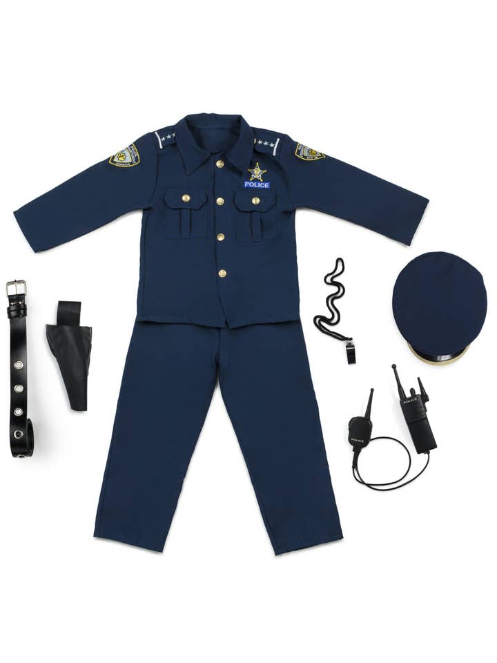 Dress Up America - Wholesale Costume - Kids - Award Winning Deluxe Police Costume Set - Kids