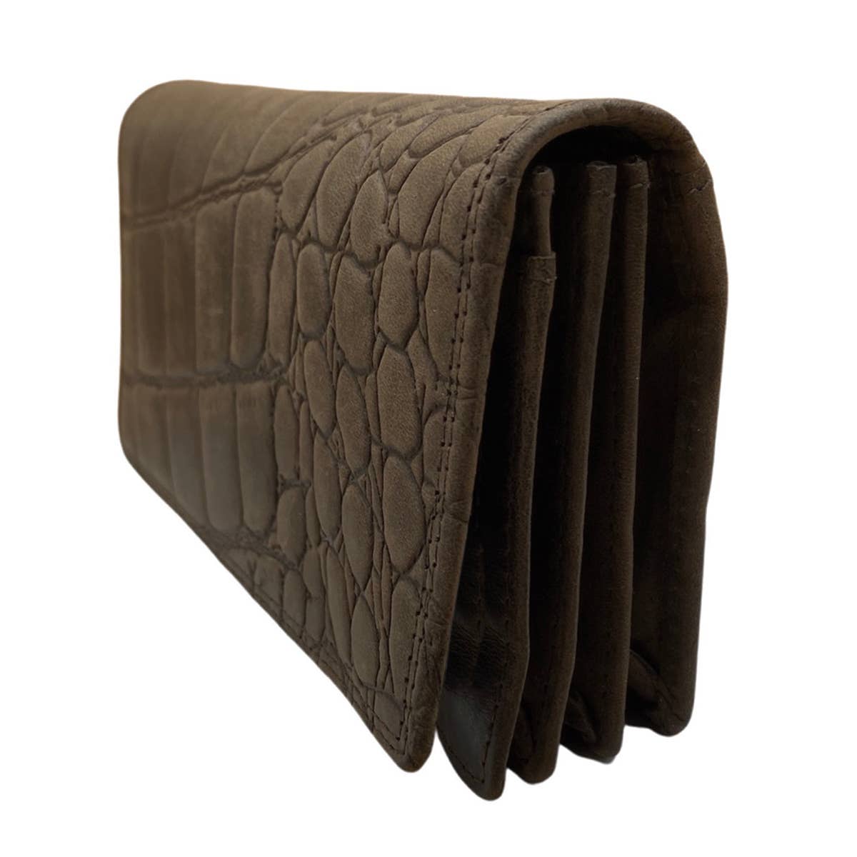 Arrigo - Wholesale Wallet - Women's - Ladies wallet Leather Harmonica - RFID - Croco Print9