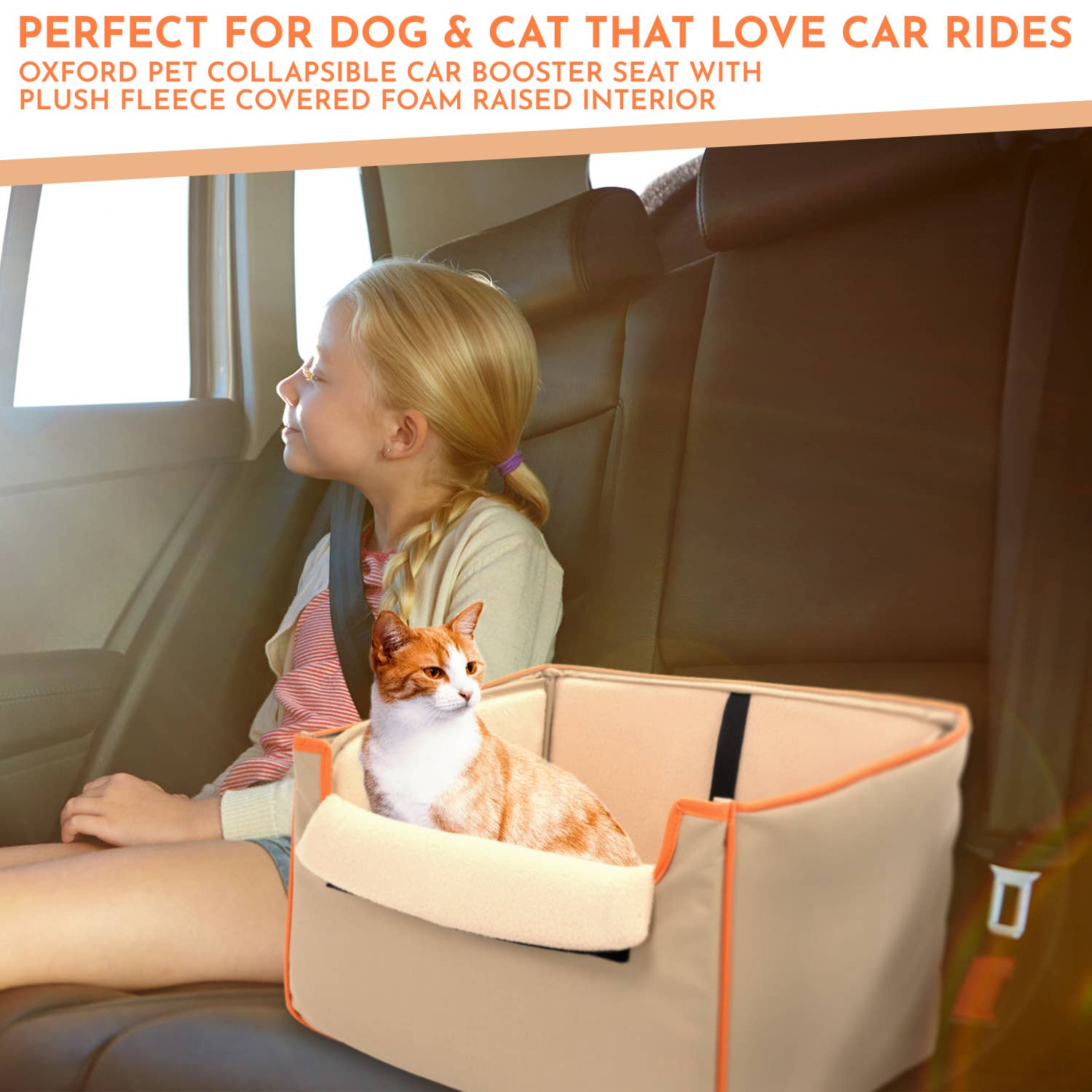 Precious Tails - Wholesale Pet Carrier - Cat/Dog - Co-Pilot Pet Collapsible Car Booster Seat8