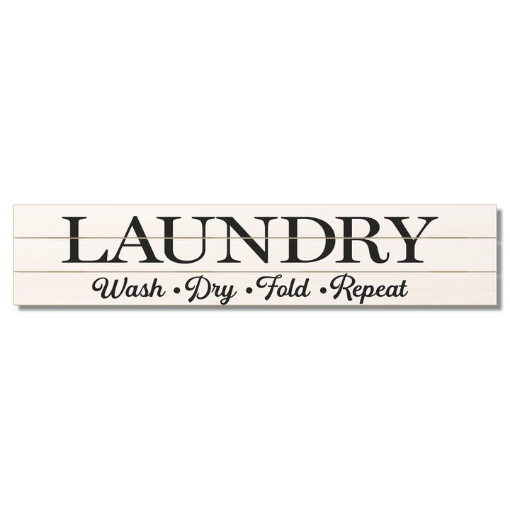 Laundry Rules Decorative Indoor/Outdoor Pallet Wood Sign for wholesale by CounterArt/Highland Home/Thirstystone/CoasterStone