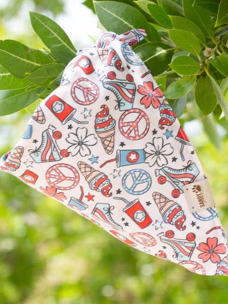 Bandana pour chien Fête du 4 juillet aux États-Unis pour la vente par Sandy Paws