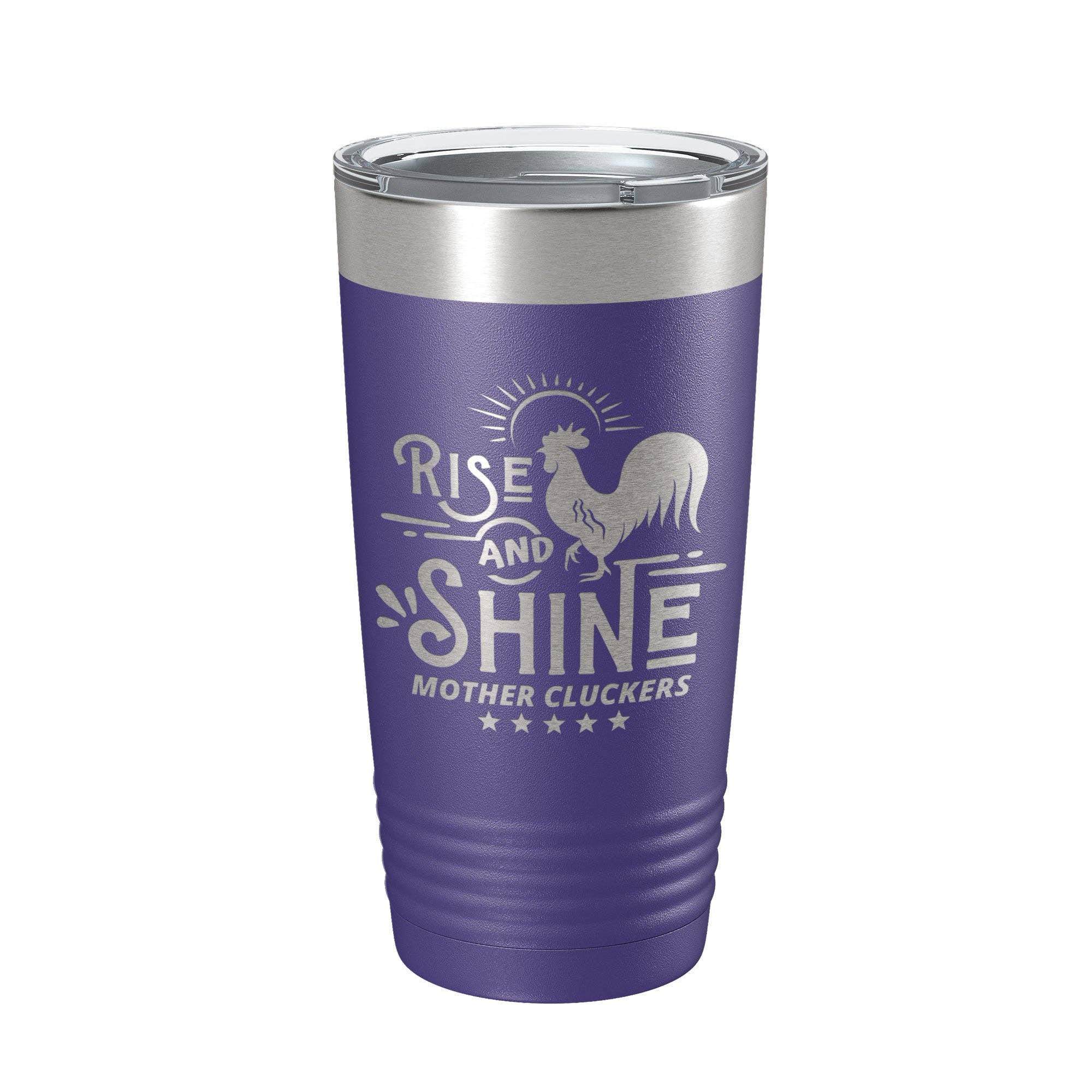 CarveBright - Wholesale Insulated Mug/Tumbler - Rise And Shine Mother Cluckers Tumbler Funny Travel Mug Gift Insulated Laser Engraved Coffee Cup 20 oz7