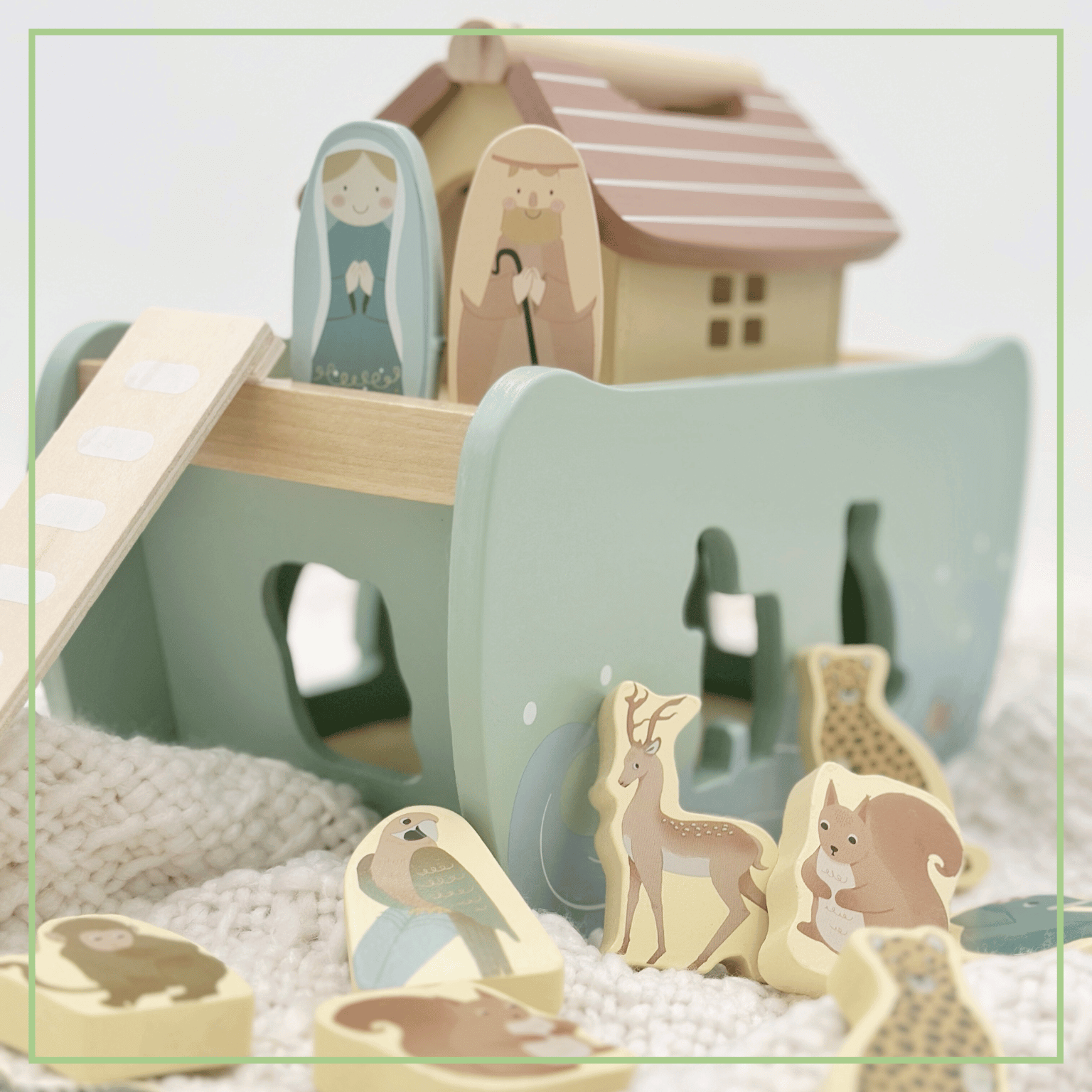 OmaOmaOma! Montessori Educational Wooden Toys for Kids – Brinquedo de madeira - Crianças por atacado – Arca de Noé Formas Sortidas - Brinquedo de Madeira para Idades 2+4