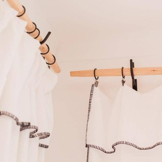 COSYDAR-DECO - Wholesale Curtain Rod - Natural Raw Wood Rod - 6 Sizes from 60cm to 240cm - Decorative Curtain Rod2