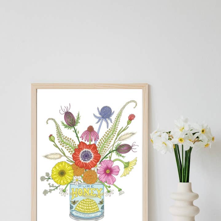 Wildflowers Art Print for wholesale by Keepsake Studio