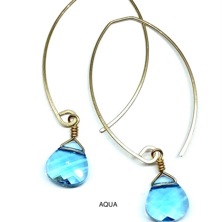 noon designs - Wholesale Dangle Earrings - mini Swarovski earrings