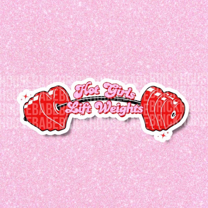 Water Bottle, iPad, Laptop Fitness Sticker for Women for wholesale by Brickhouse Babe LLC