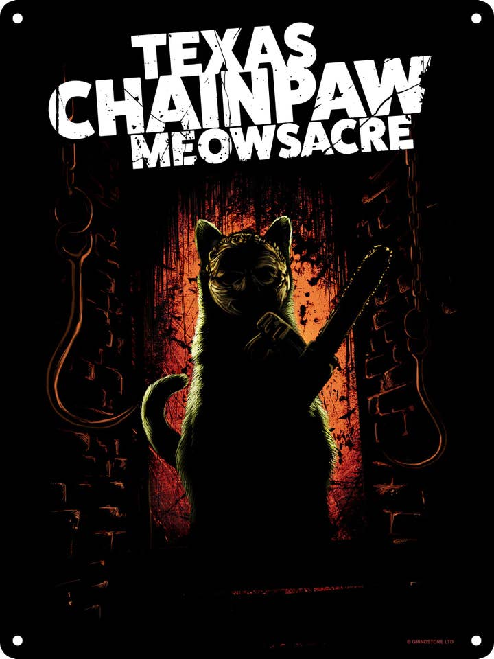 Texas Chainpaw Meowsacre Mini Tanho por atacado de Grindstore
