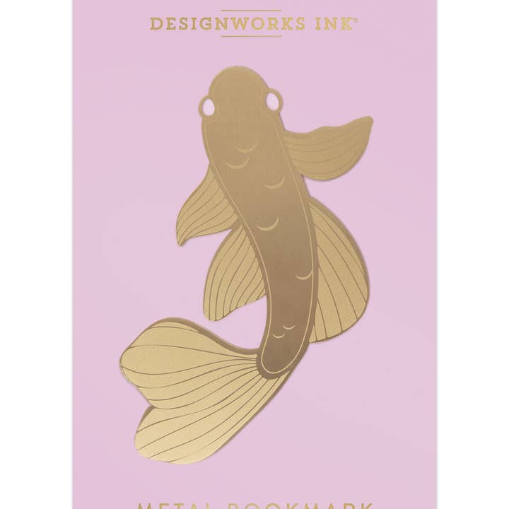 Metal Bookmark - Koi Fish for wholesale by DesignWorks Ink