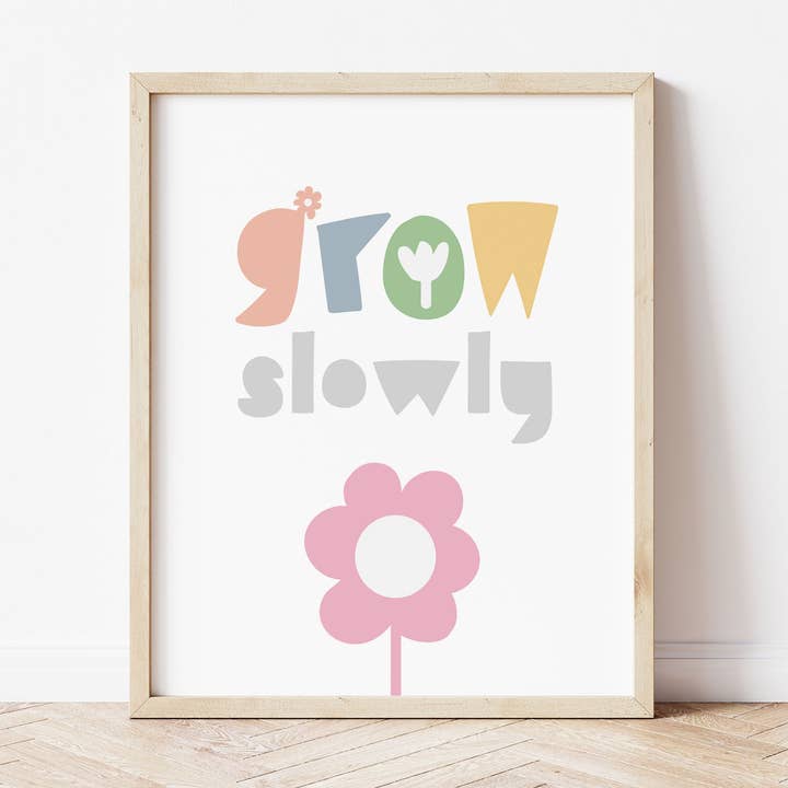 Cresça lentamente Imprimir por atacado de The Little Jones