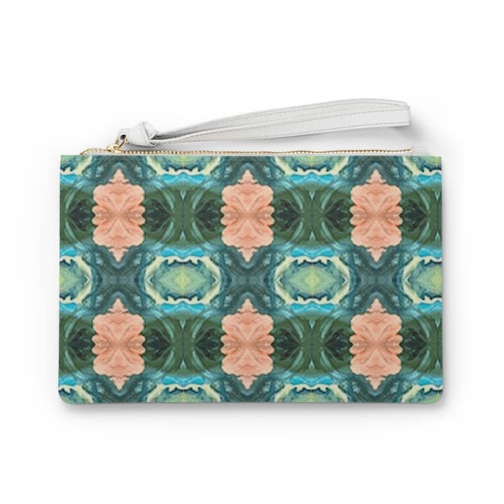 Lilly Pad Clutch Bag for wholesale by B.Maraffi Art and Home