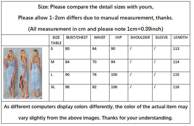 Hope & Sunshine - Wholesale Dress - Women's - Fashion Halter Denim Dress5