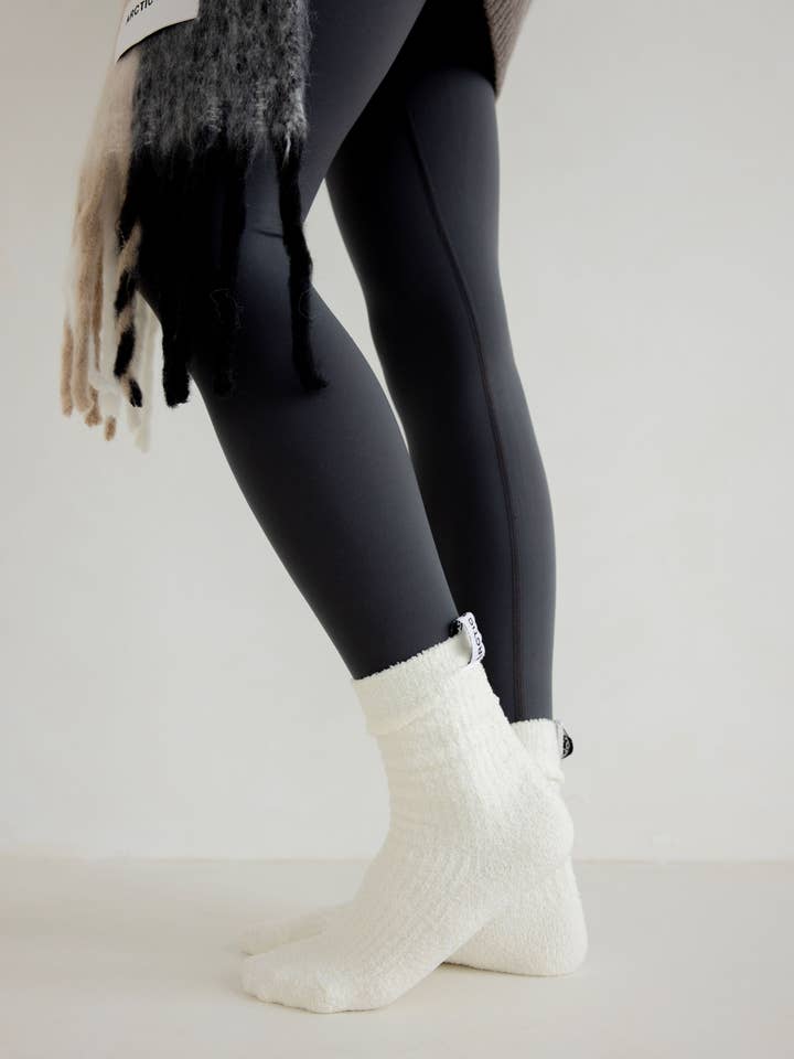 ARCTIC FOX & CO. – wholesale Socks – Women's – Cosy Socks - 100% Recycled - White - AW257