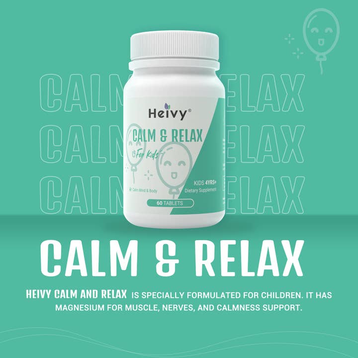 Heivy - Wholesale Oral Supplement/Vitamin - Heivy Calm and Relax Supplement for Kids