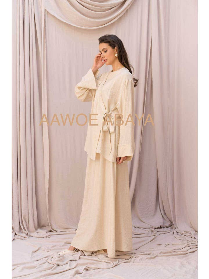 Aawoe Abaya - Wholesale Tops Set - Women's - Chic Set with Long Sleeves - 2422-EN2