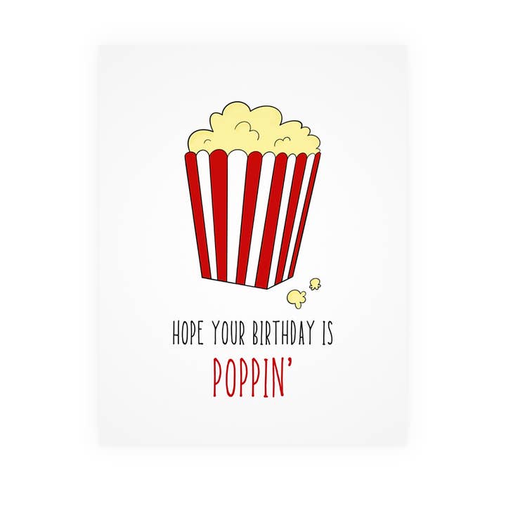 Hope Your Day Is Poppin' for wholesale by Card Construction Inc.