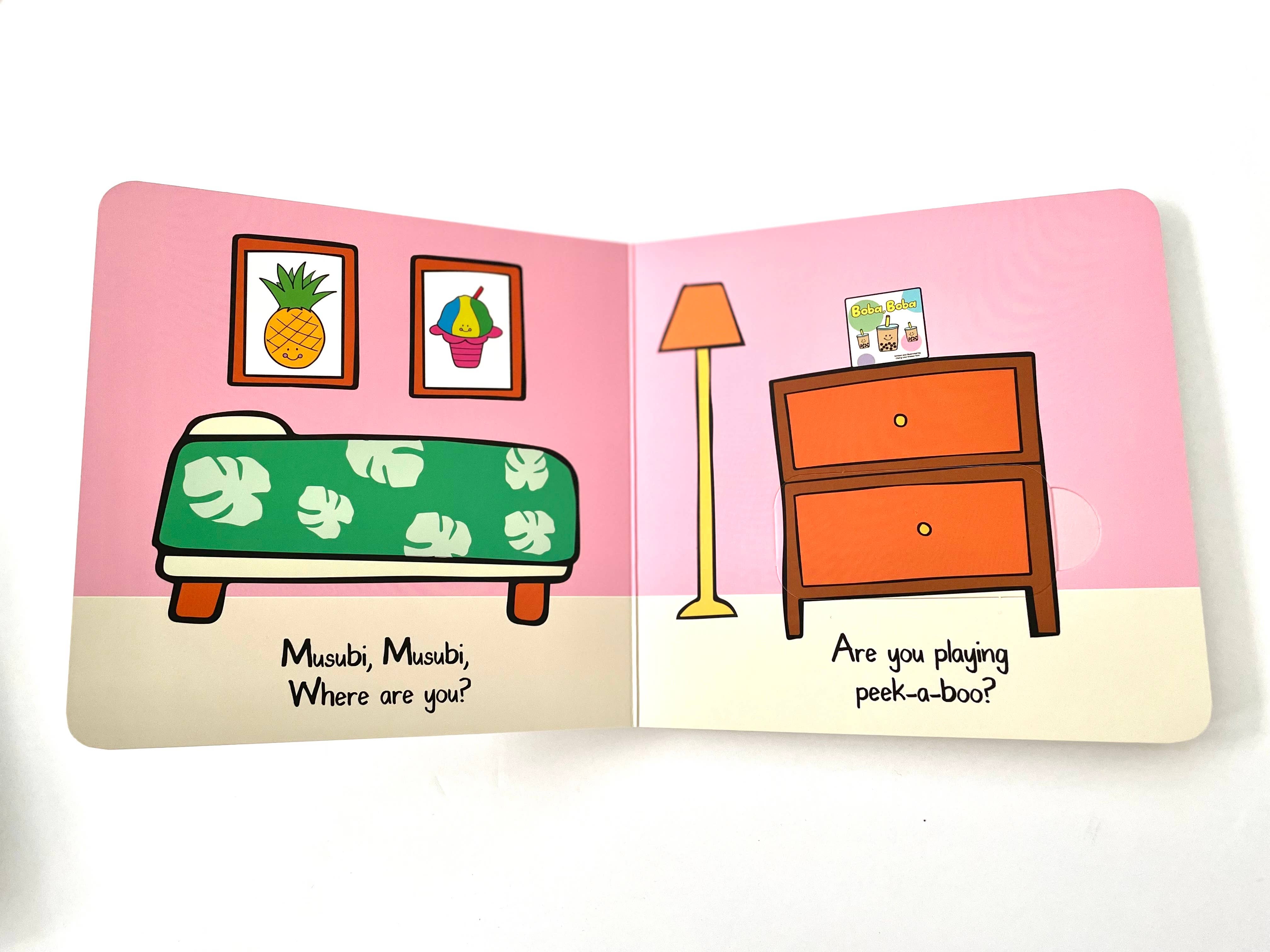 Tomkcy - Wholesale Baby & Toddler Book (0-2) - Peek-a-boo Musubi: A Lift the Flap Board Book1