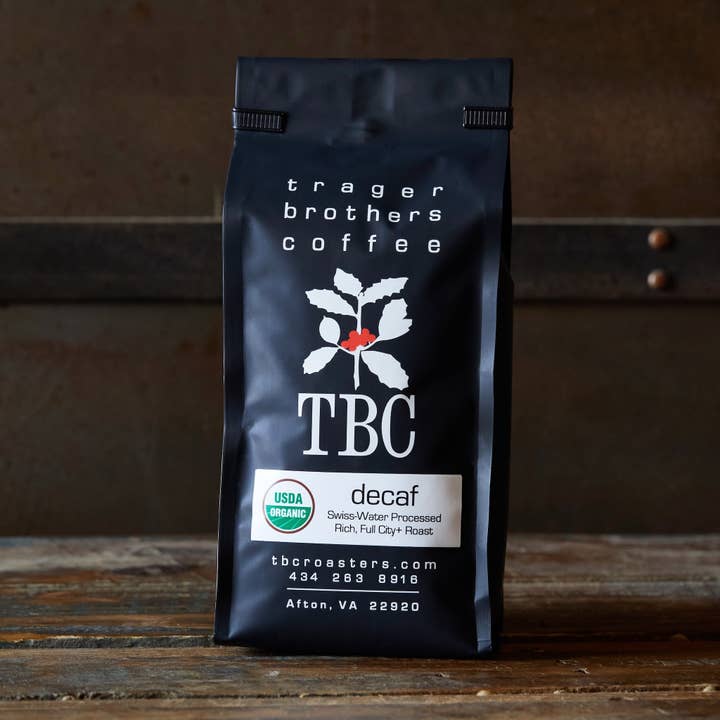 Decaf for wholesale by Trager Brothers Coffee