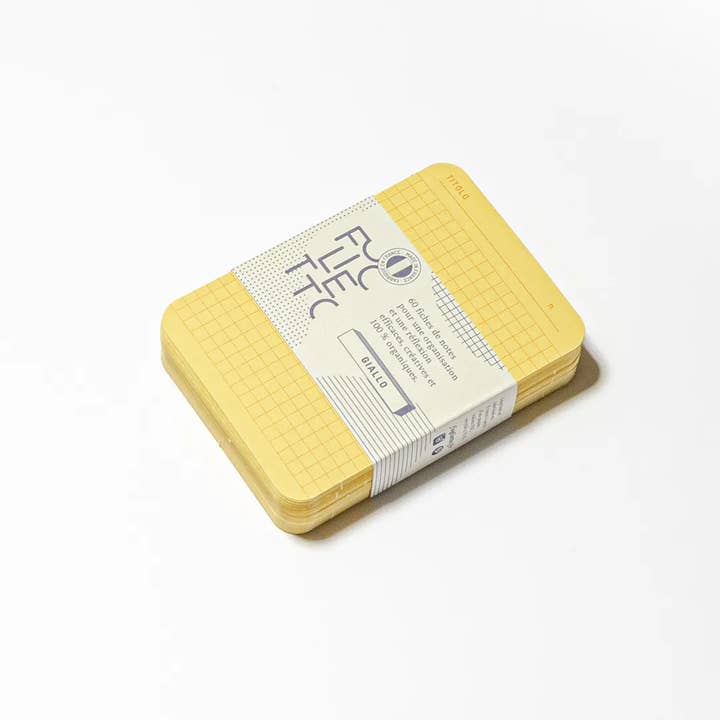 Foglietto - Wholesale Stationery/Notecard Set - Deck of A7 single-colored memo cards57